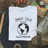 best dad in the universe fathers day gift mens tee