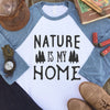 nature shirt - baseball tee